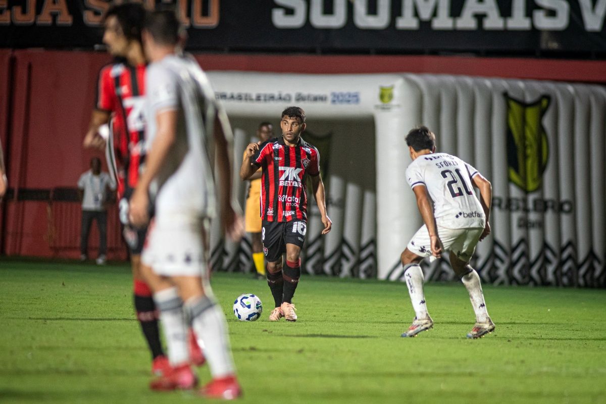 O último confronto entre Vasco x Vitória terminou em 2x1. Foto: Victor Ferreira/EC Vitória