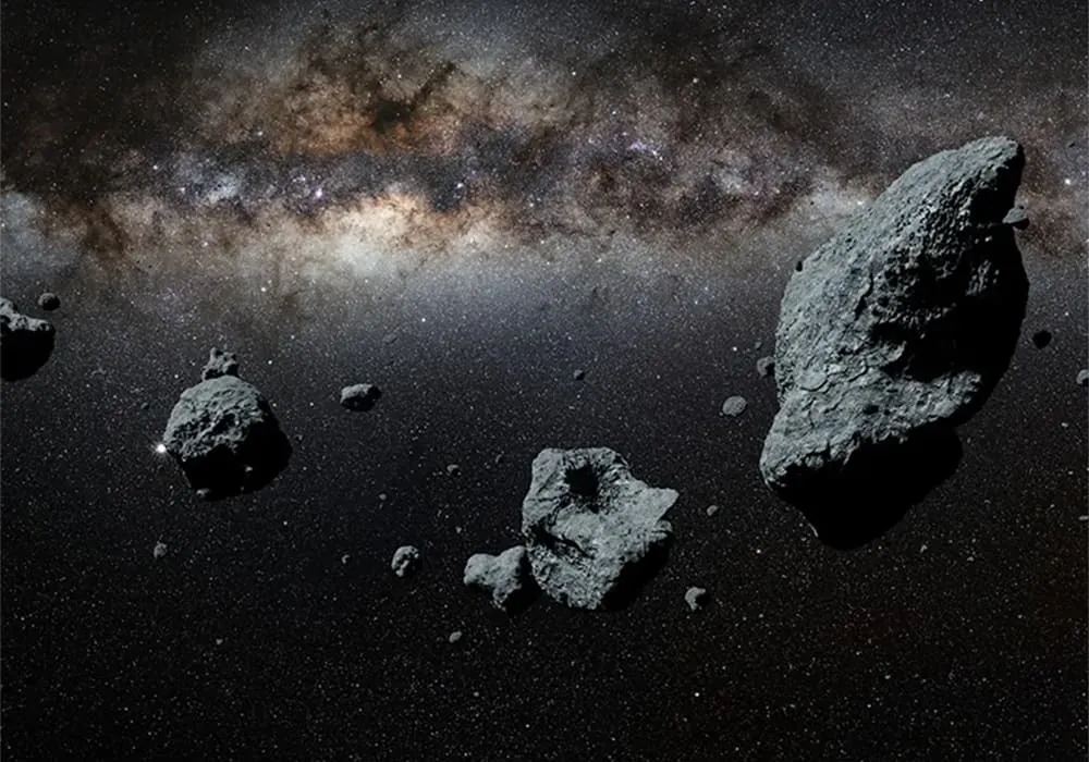 Imagem de asteroide