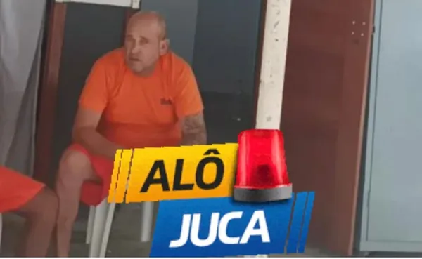 Binho Galinha preso; Foto: Alo Juca