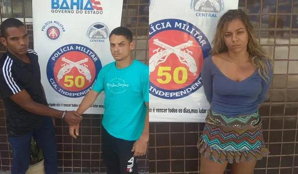 Trio é preso por roubo, tráfico e extorsão em Trobogy