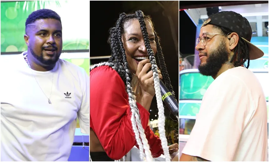 VEZ DO RAP: Larissa Luz, Emicida e Baco Exu do Blues arrastam multidão no circuito Dodô