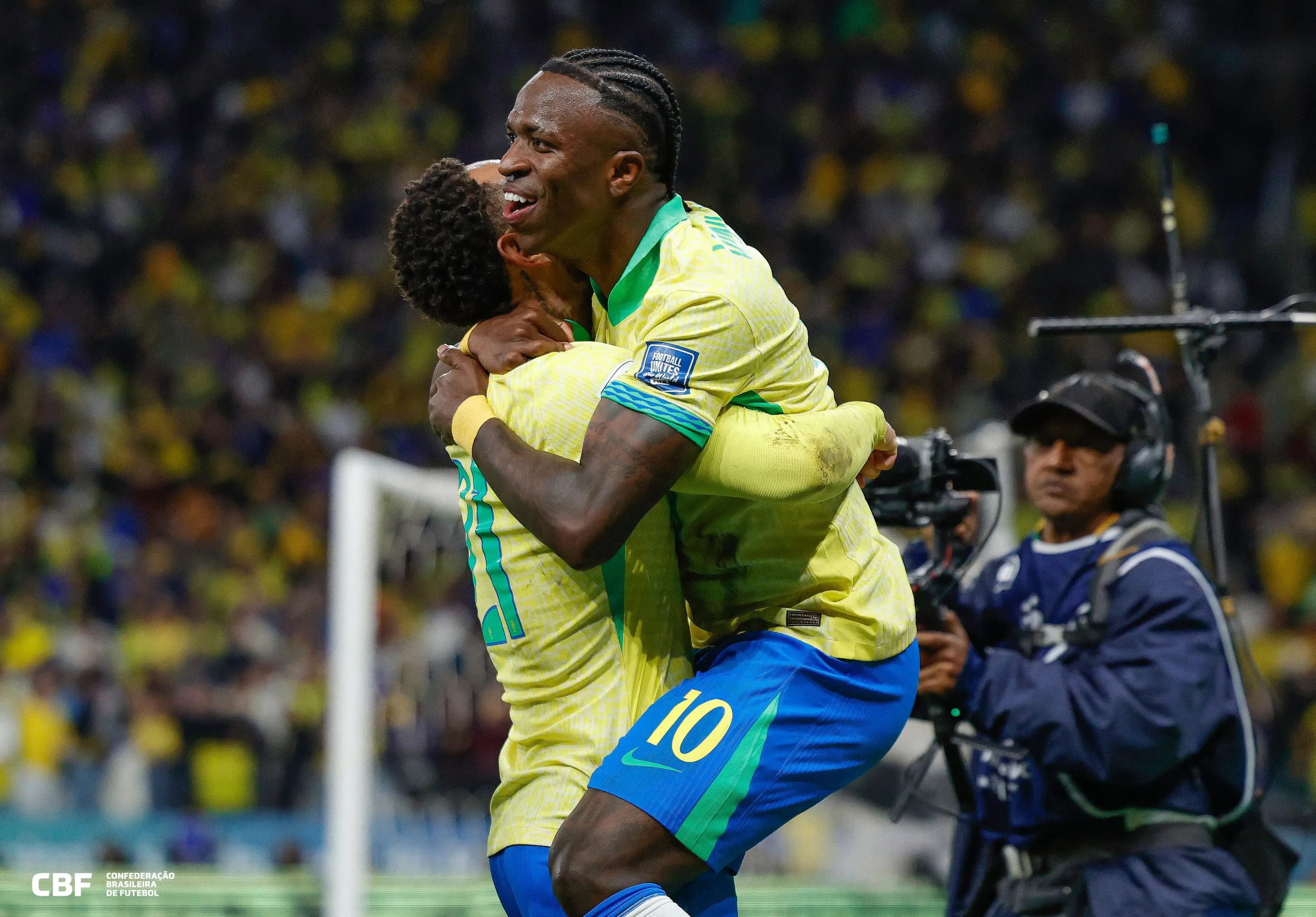 Vini Jr foi o autor do gol. Foto: Rafael Ribeiro | CBF