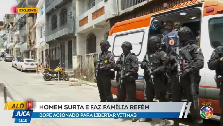 Homem faz familiares reféns em Cosme de Farias, em Salvador