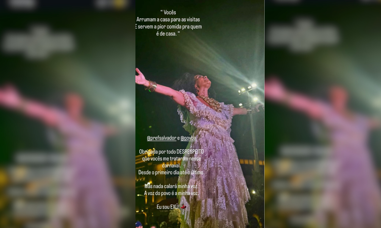 Mariene de Castro. Foto: redes sociais