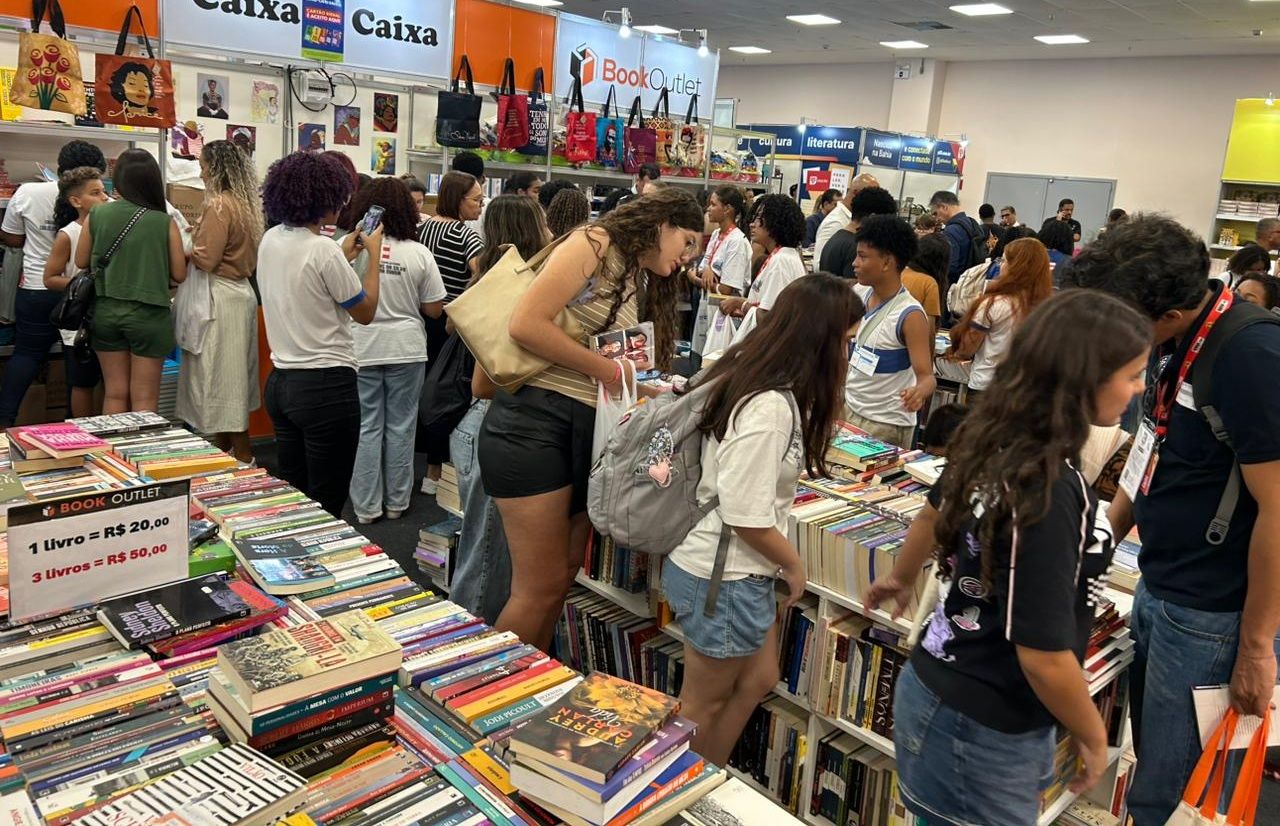 Bienal do Livro Bahia 2026. Foto: Laraelen Oliveira | Aratu On