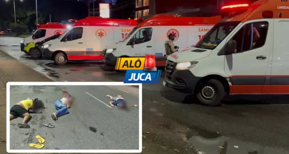 Três homens ficam feridos em acidente no Vale do Ogunjá, em Salvador (2)