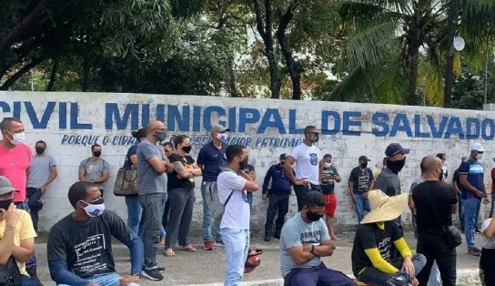 Guardas municipais de Salvador fazem paralisação de 24 horas após Plano de Carreira não avançar 