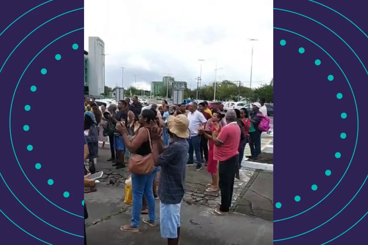 Moradores protestam no CAB e cobram auxílio-aluguel e indenizações na Bahia