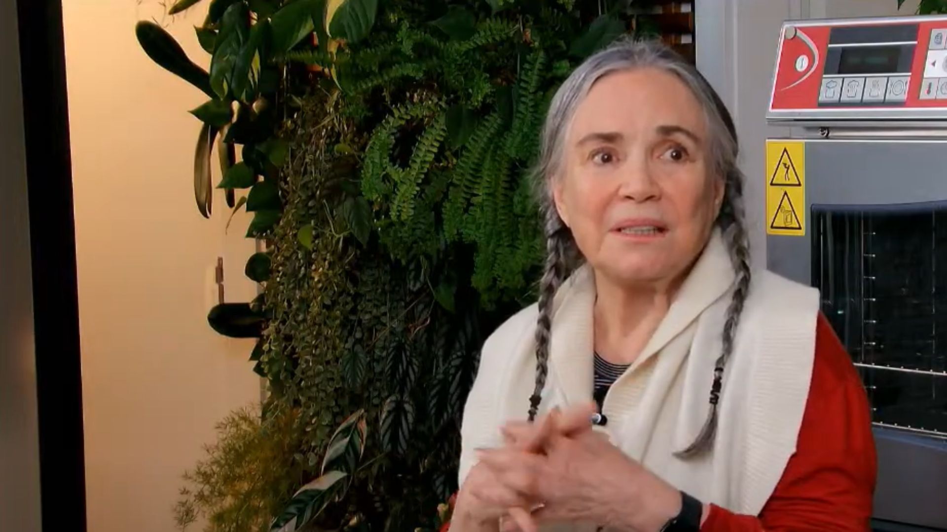 Regina Durarte durante videocast | Imagem: reprodução/YouTube