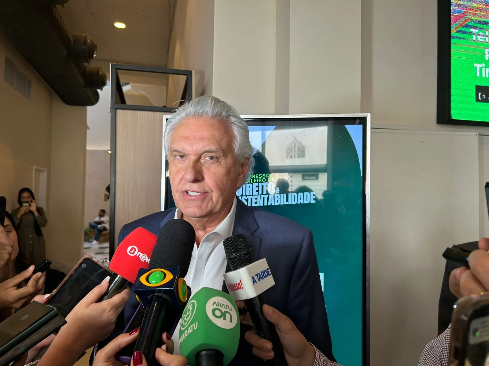 Caiado critica baiano do governo Lula e apoia pulverização da direita em 2026