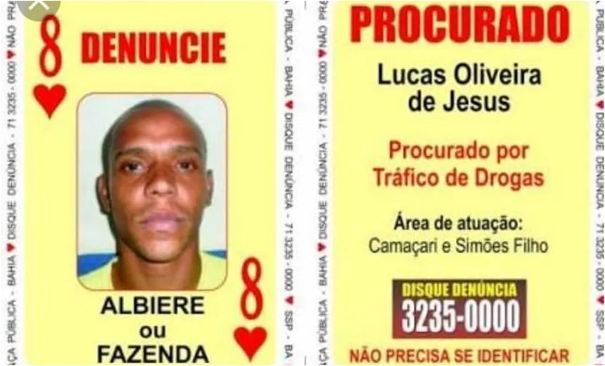 ‘Oito de copas’ do Baralho do Crime é morto durante troca de tiros com a polícia