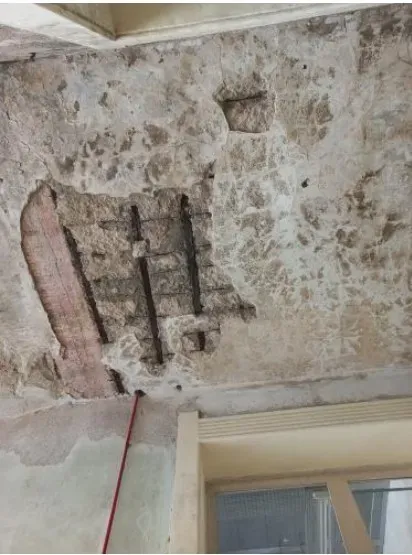 Teto de c&ocirc;modo da Faculdade de Medicina da Ufba | Foto: Iphan