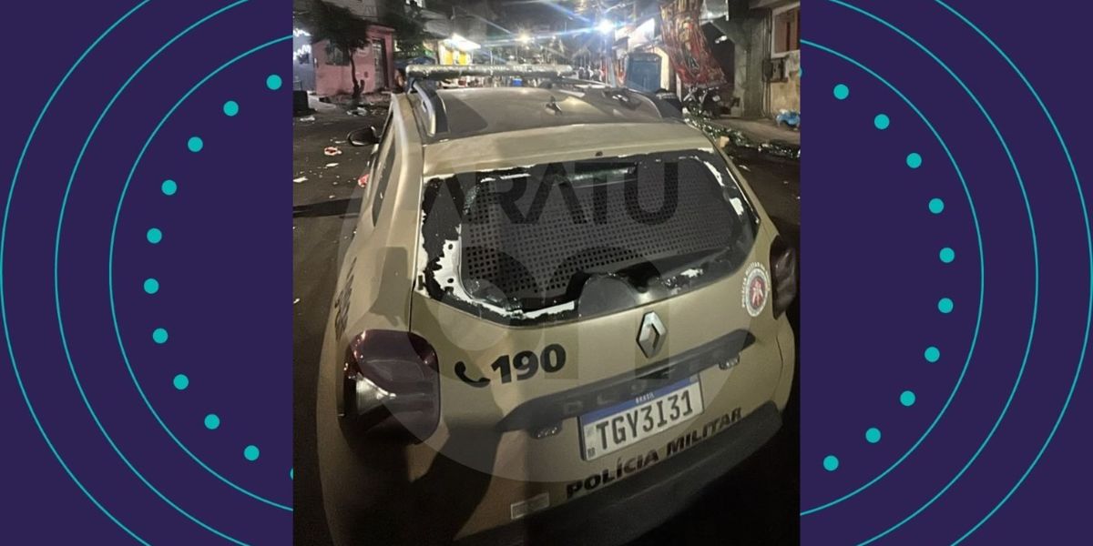 Viatura Da Pm &Eacute; Depredada No Curuzu