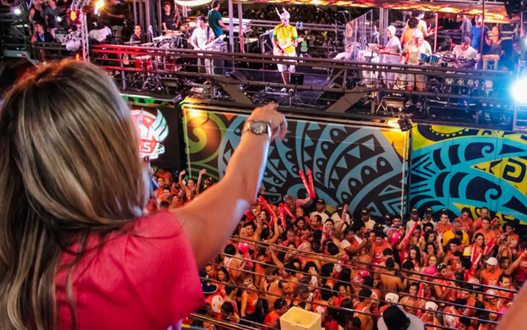 Imagem do camarote de carnaval