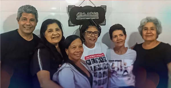 Jerônimo ao lado das irmãs | Foto: arquivo pessoal