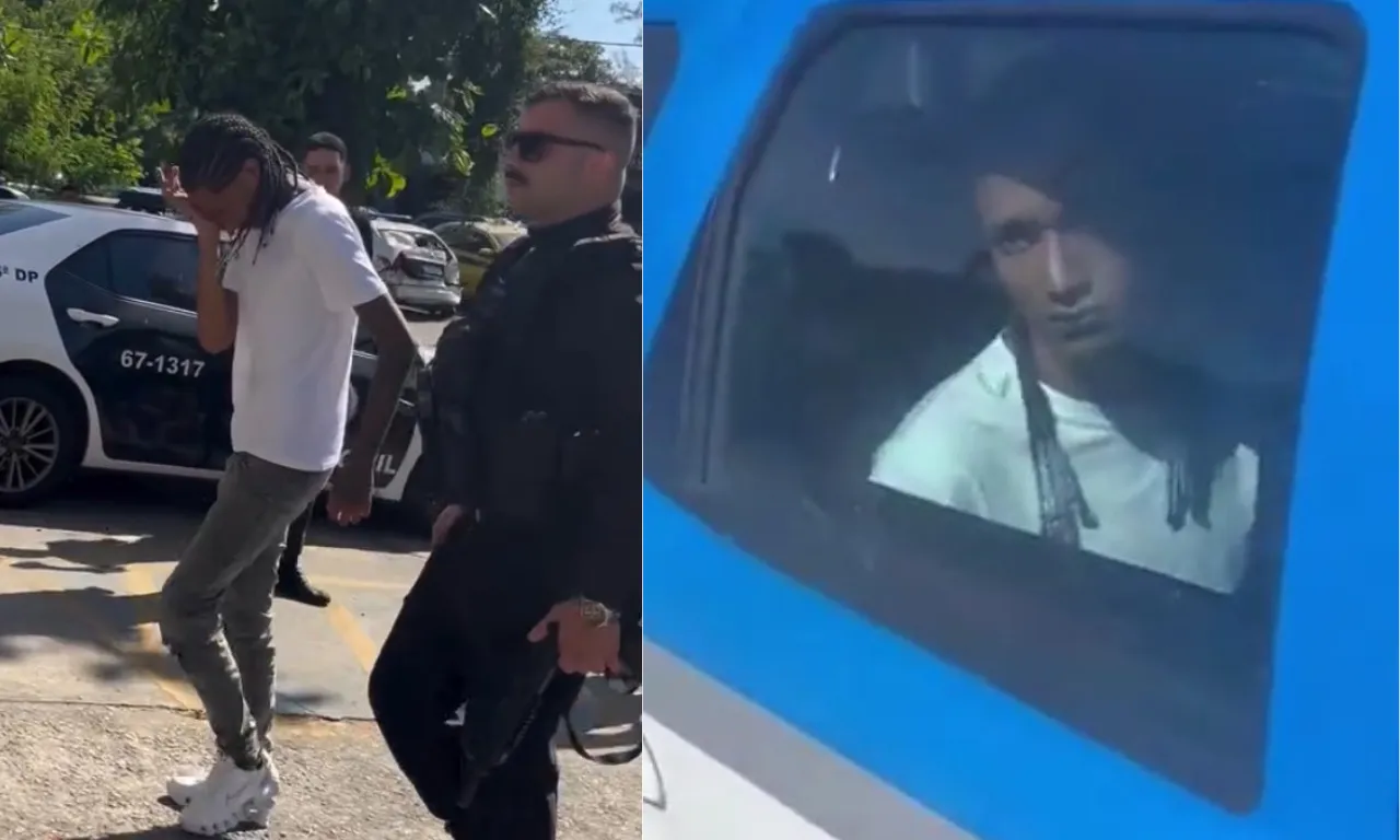 Rapper Oruam é detido em blitz no Rio de Janeiro.Foto: X