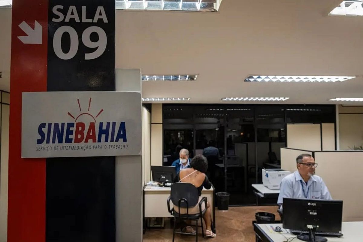 Vagas de emprego do SineBahia. Foto: Divulga&ccedil;&atilde;o
