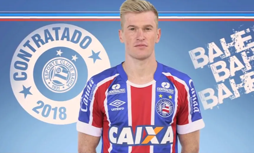REFORÇO NA RETAGUARDA: Bahia anuncia contratação de Douglas Grolli, ex-Chape