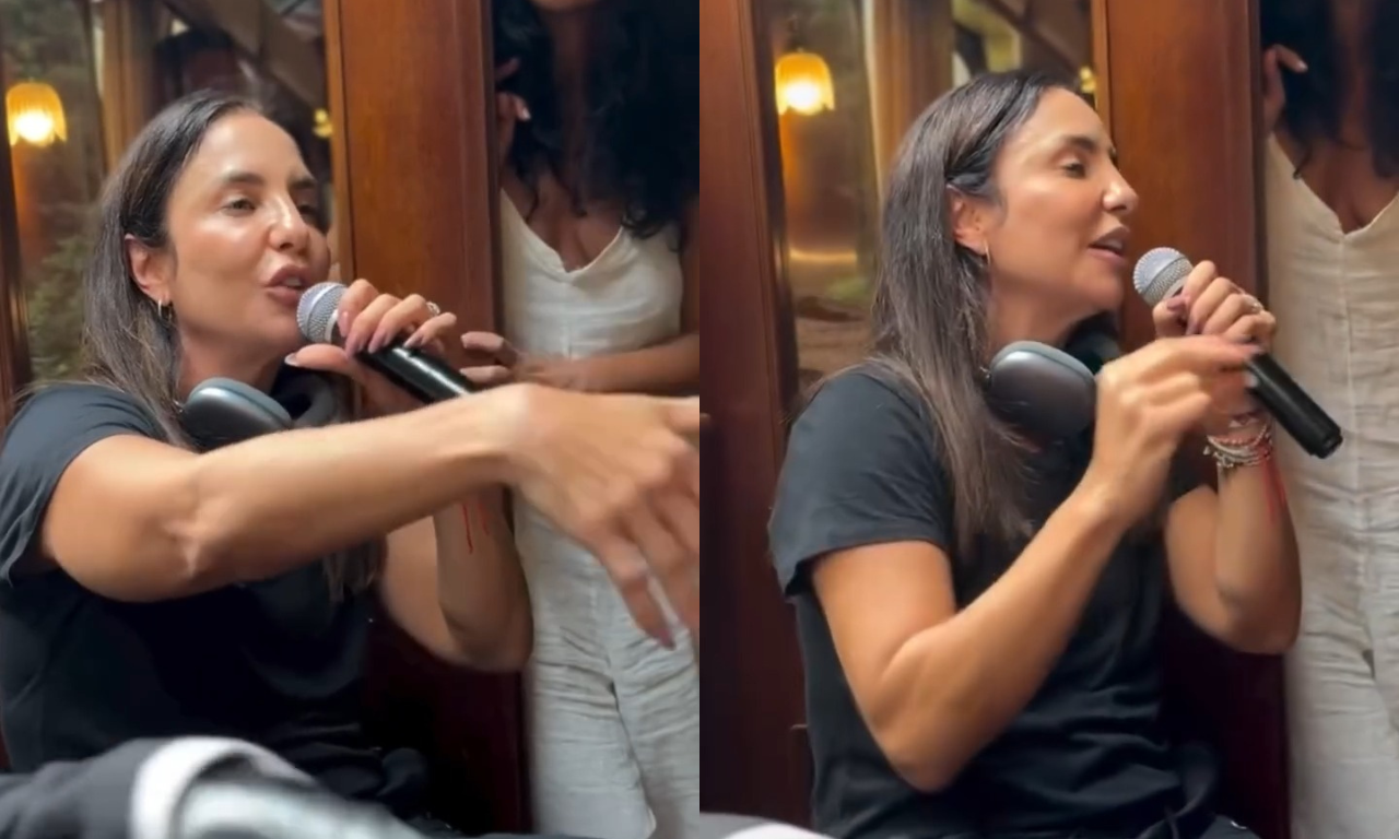 Ivete surpreende ao cantar em trem no Peru. Foto: Reprodução | redes sociais