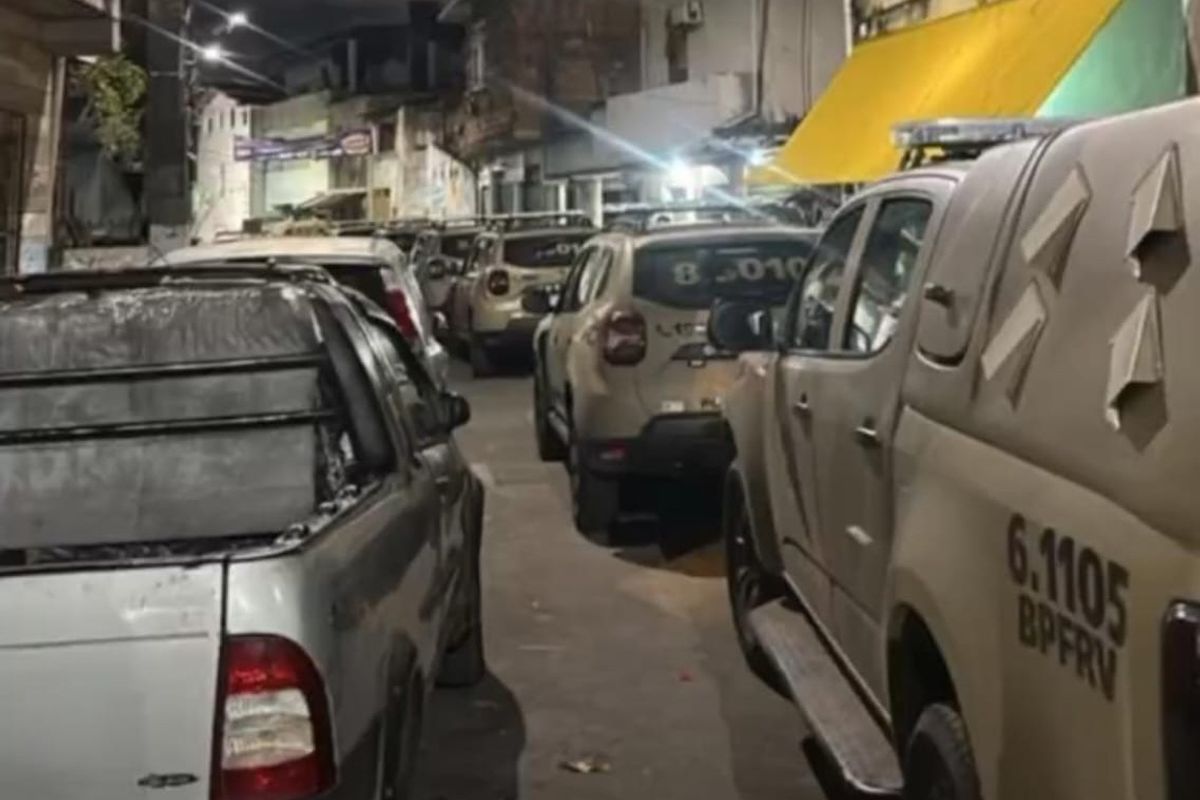 Policiamento foi refor&ccedil;ado no bairro de Santa Cruz. Foto: Reprodu&ccedil;&atilde;o