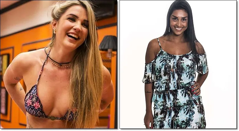 Tá de recalque? Amanda critica Aline e afirma: “eu sou muito mais bonita”