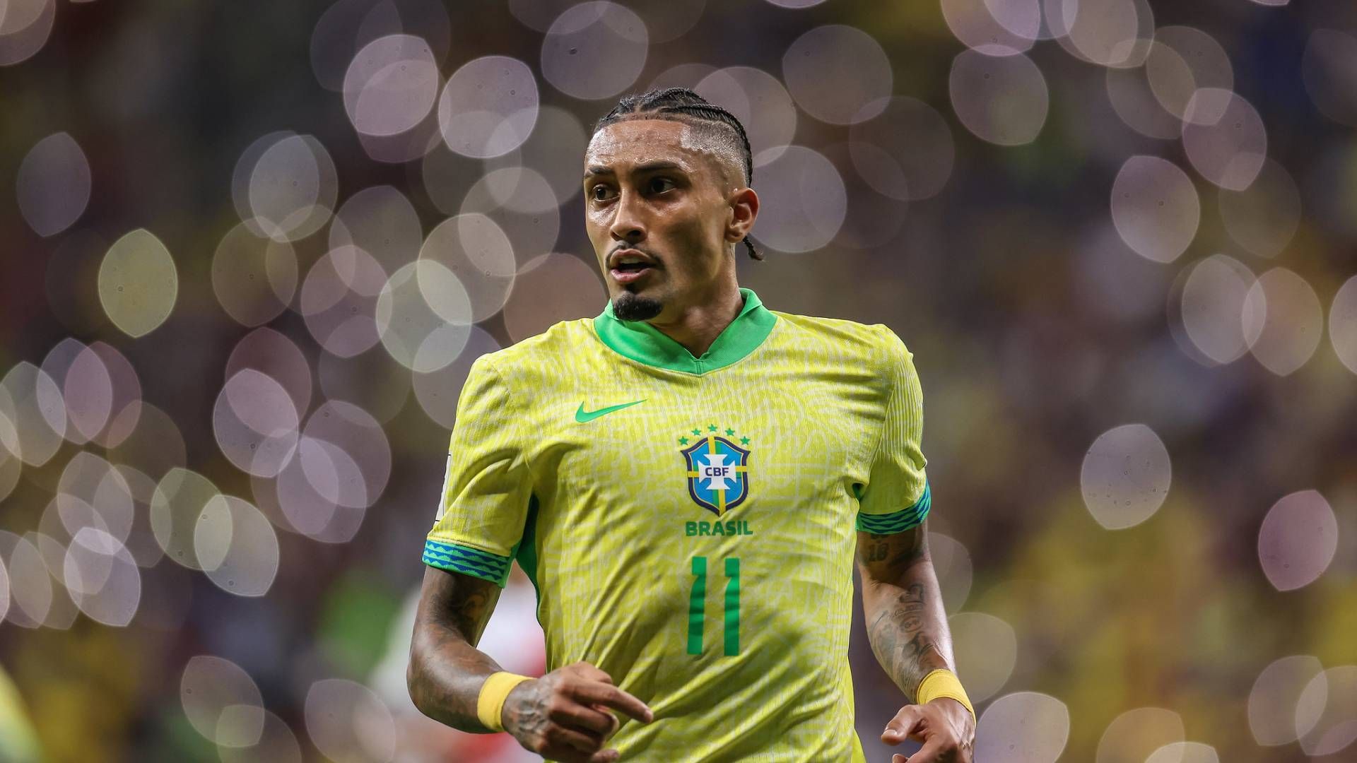 Raphinha é confirmado na titularidade. Foto: Rafael Ribeiro | CBF
