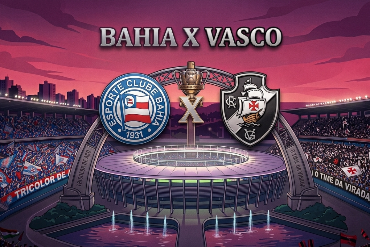 Bahia x Vasco: veja onde assistir ao jogo da 22&ordf; rodada do Brasileir&atilde;o; Foto: Imagem gerada por IA