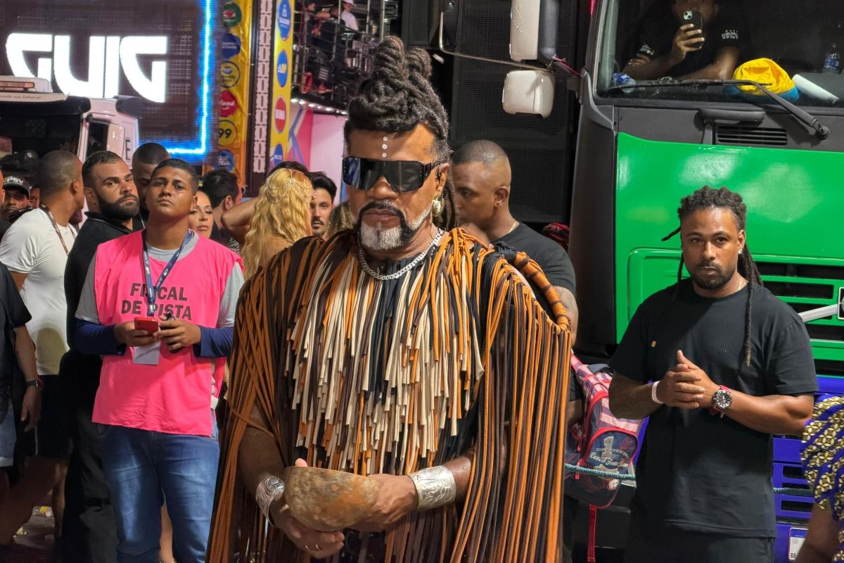 &lsquo;Ax&eacute; &eacute; esse caldeir&atilde;o&rsquo;, diz Brown sobre outros estilos musicais no Carnaval. Foto: Jo&atilde;o Tramm/Aratu On