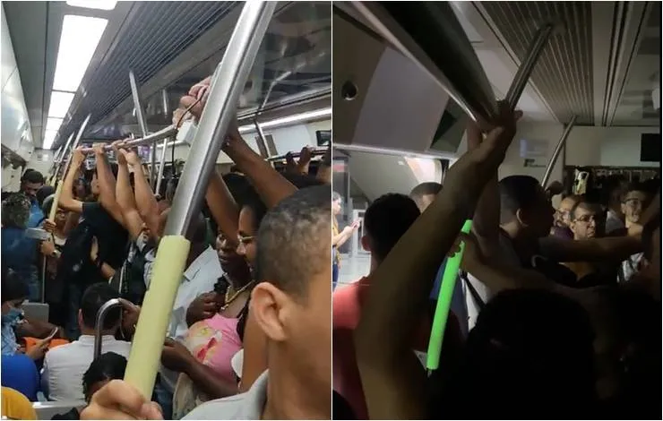 'O metrô desligou': passageiros ficam no escuro após paralisação na Linha 2