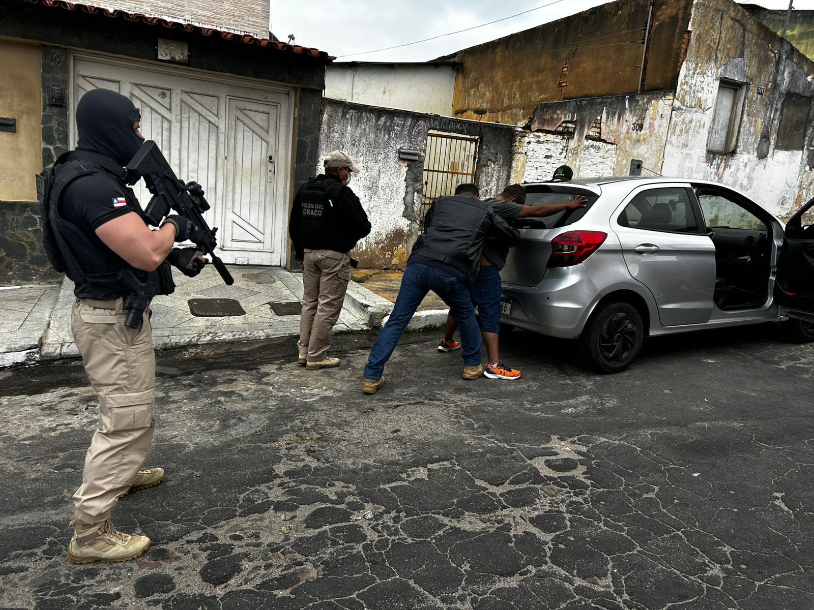 Operação contra facção do Rio de Janeiro. Foto: Divulgação ASCOM PCBA