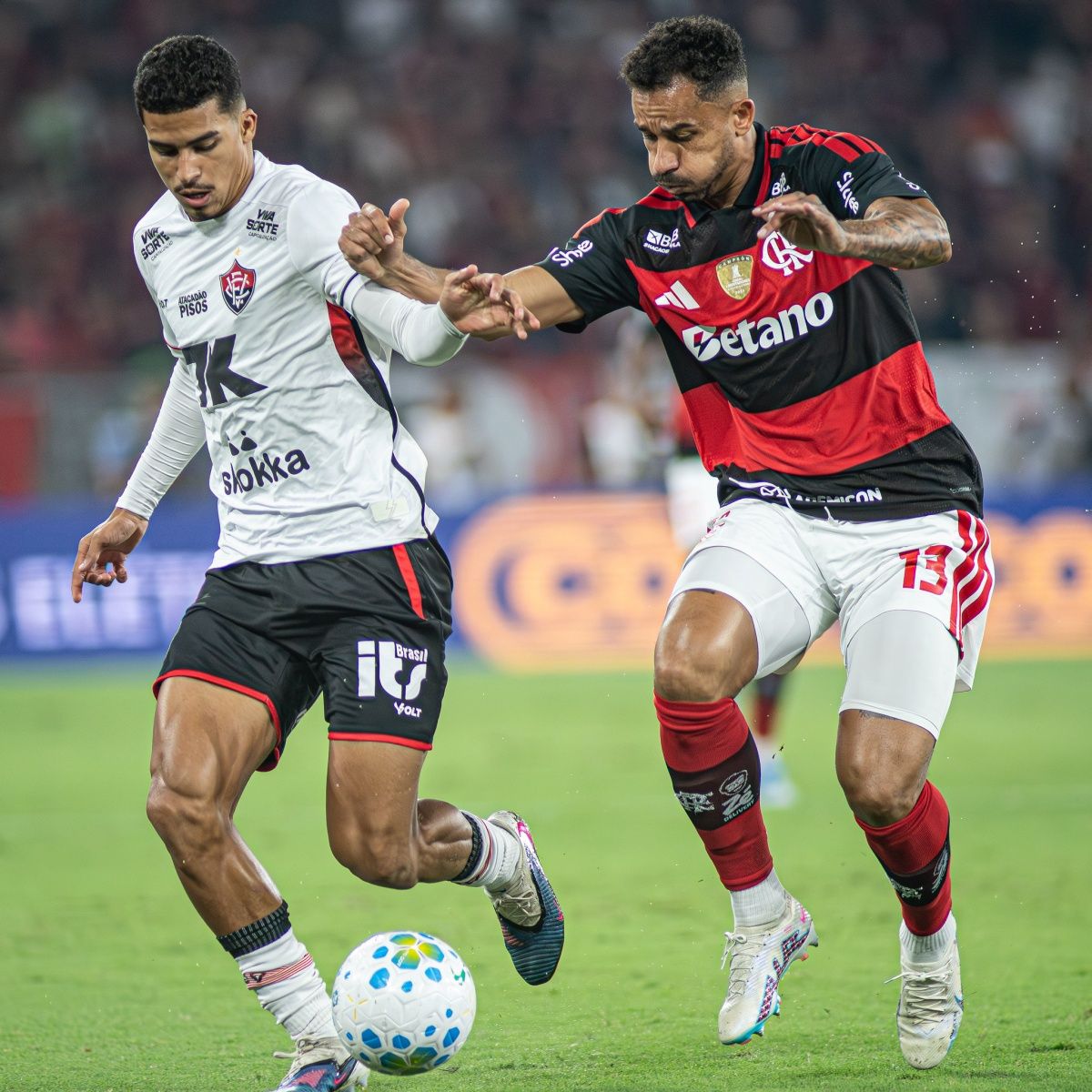 Flamengo x Vit&oacute;ria, pela Copa do Brasil. Foto: Victor Ferreira/EC Vit&oacute;ria