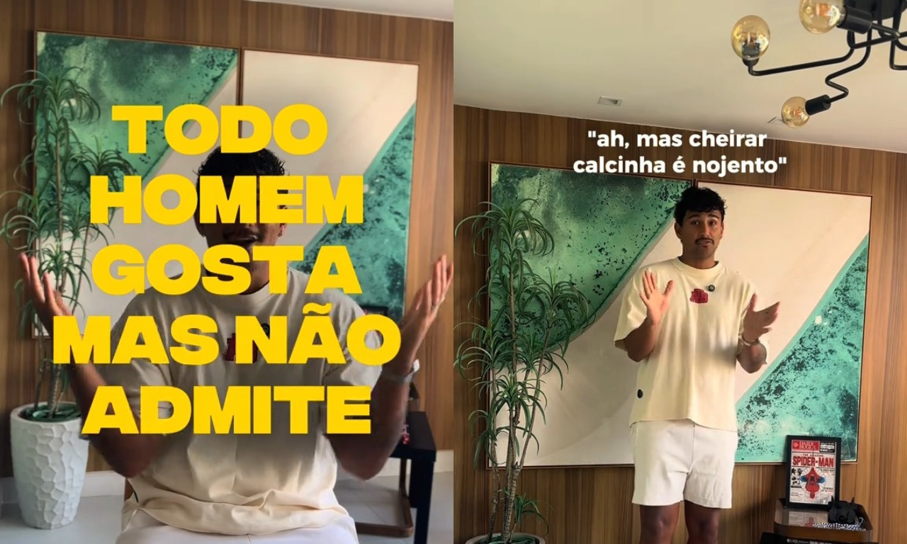 Ex-BBB baiano revela vício inusitado. Foto: redes sociais | @lucaspizane