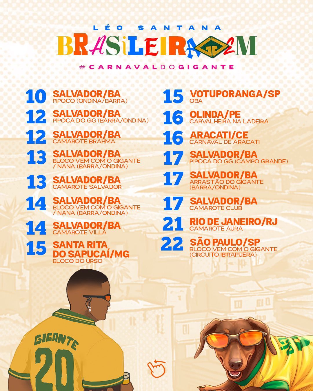 Agenda Carnaval Leo Santana Gg