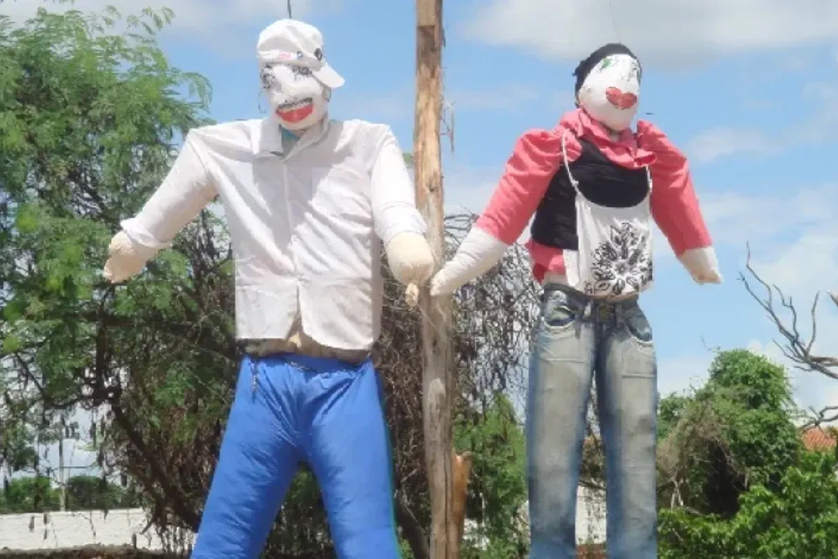 Queima de Judas. Foto: Ilustrativa