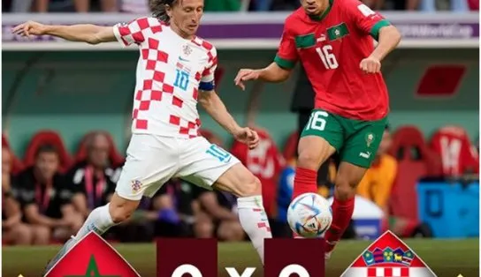 Vice-campeã do mundo, Croácia empata por 0 a 0 com Marrocos na estreia da Copa