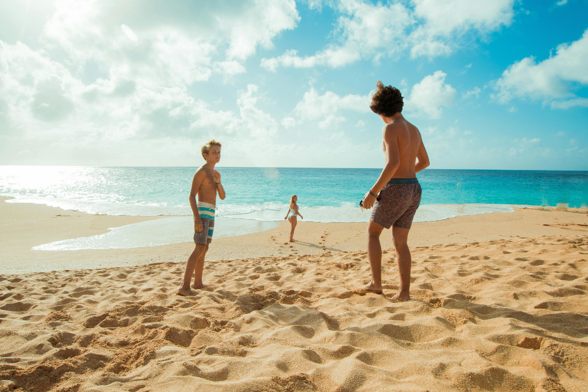 Crianças Na Praia. | Foto: Ilustração Pexels