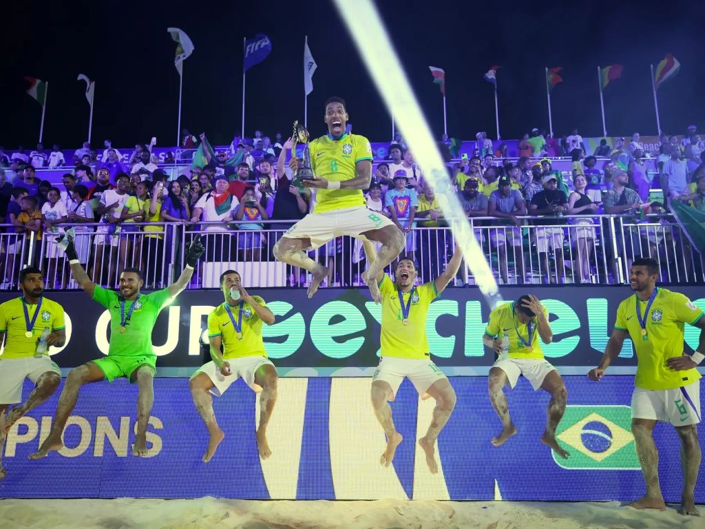 O Brasil alcançou os sete títulos (2006, 2007, 2008, 2009, 2017, 2024 e 2025), cinco a mais do que Portugal, segundo maior vencedor do torneio, com dois. Foto: CBF