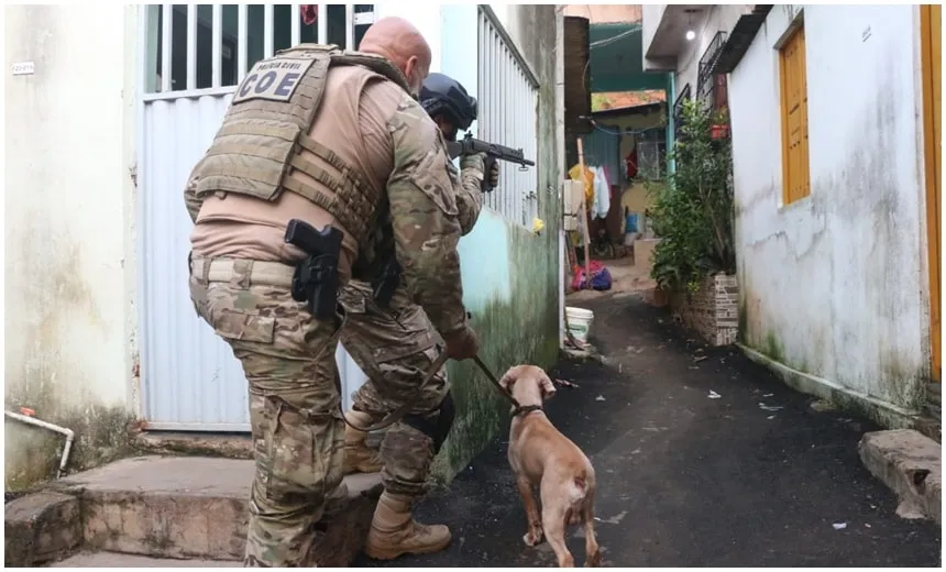 Megaoperação ‘Guerra e Paz’ é deflagrada nesta quarta-feira em bairros de Salvador