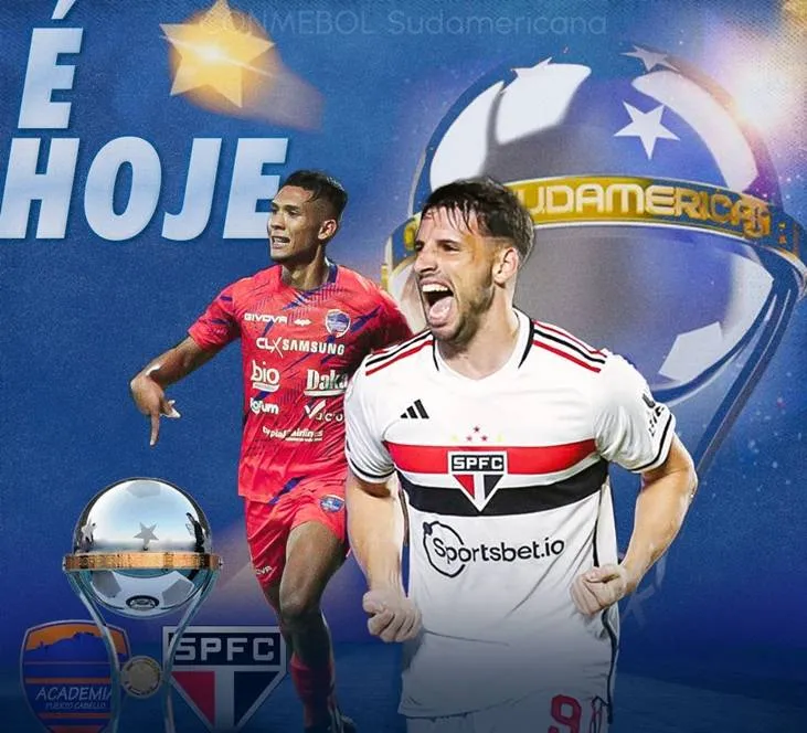 Com transmissão da TV Aratu, São Paulo enfrenta Puerto Cabello, pela Sul-Americana