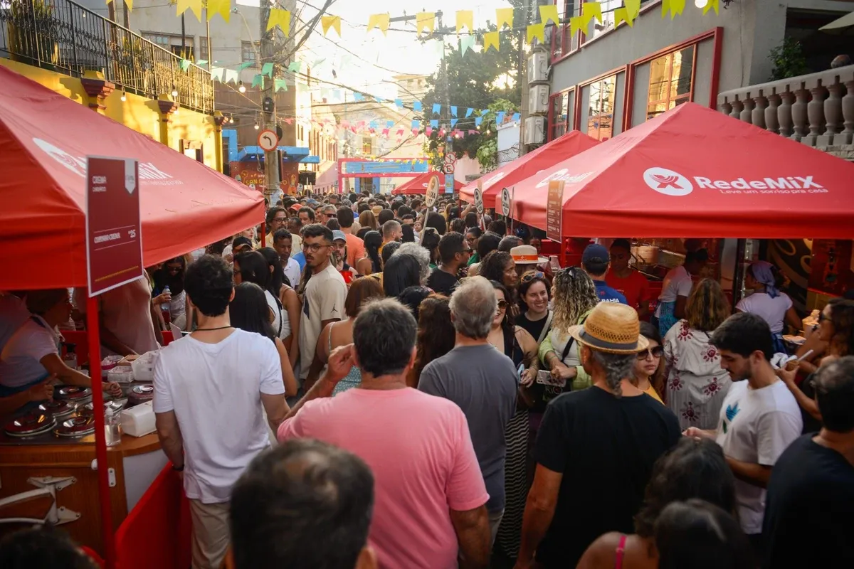 O evento terá uma vila gastronômica ao ar livre, com cardápios variados, em sua maioria italianos. | Foto: Divulgação