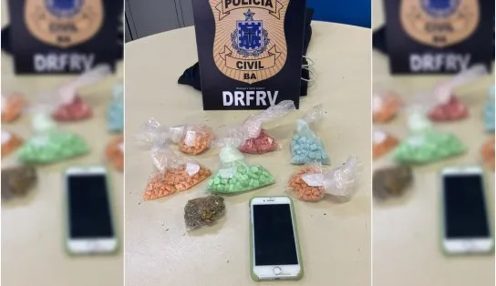 Mulher é presa com quase 600 comprimidos de ecstasy em Salvador