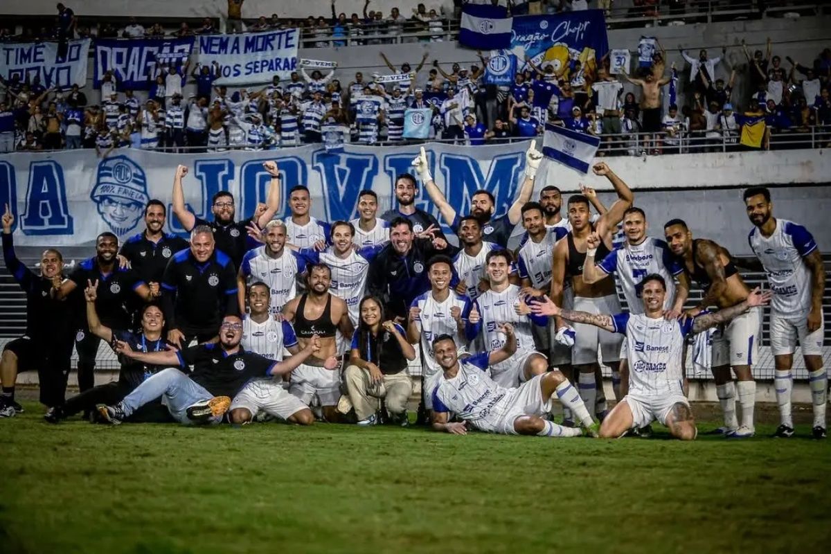 Confiança campeão estadual em 2025. Foto: Divulgação/Confiança
