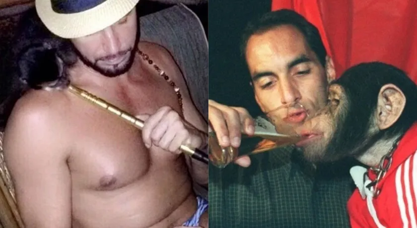 A CENA SE REPETE: Após 17 anos da polêmica do ex-jogador Edmundo, Latino é acusado de oferecer fumo para macaco