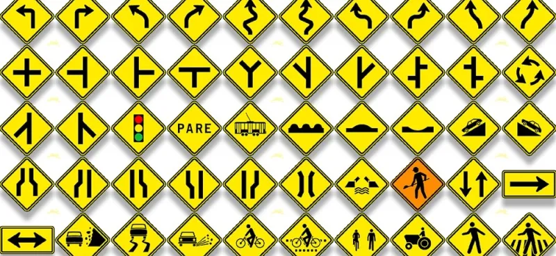 QUIZ: Na semana do trânsito teste seus conhecimentos e veja quantas placas conhece!