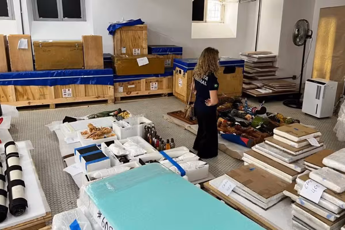 Obras de arte repatriadas. Foto: Divulgação