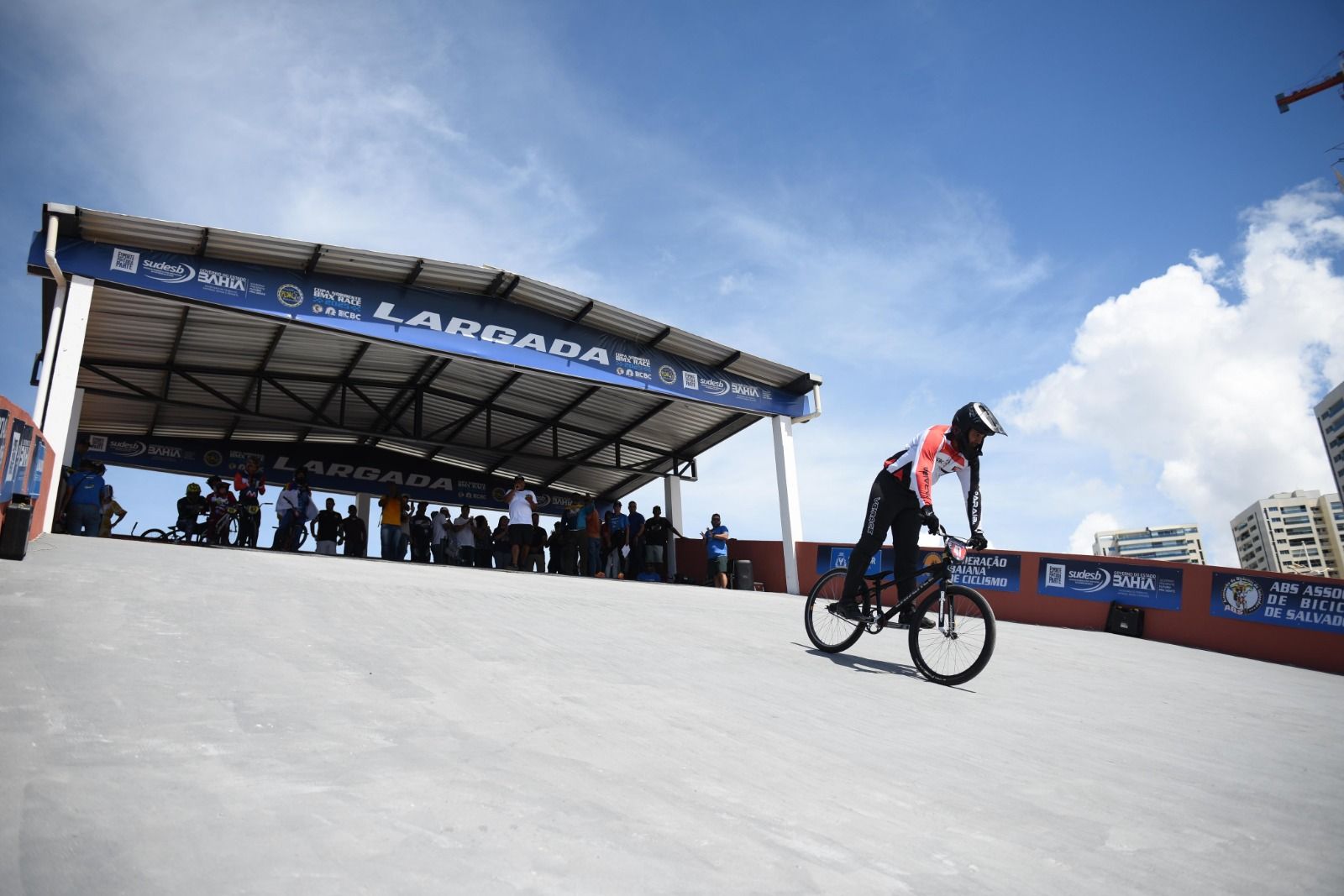 Pista de bicicross foi reinaugurada em Salvador | Foto: Betto Jr./ Secom PMS