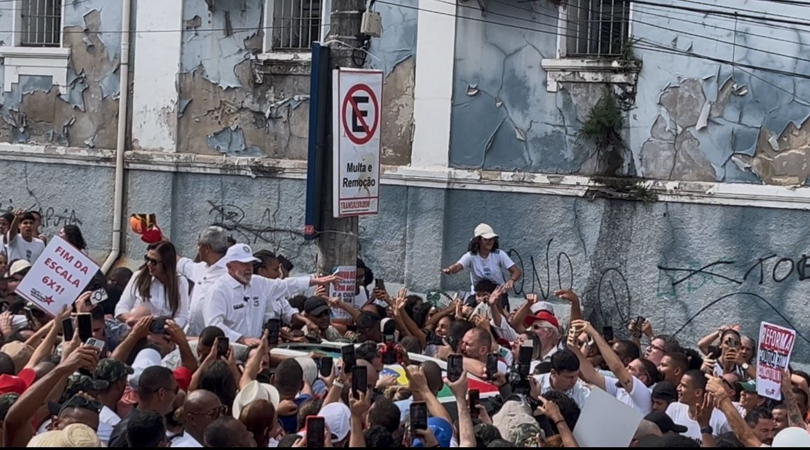 Lula retorna à Bahia pela segunda vez em duas semanas; Foto: João Tramm/Aratu On