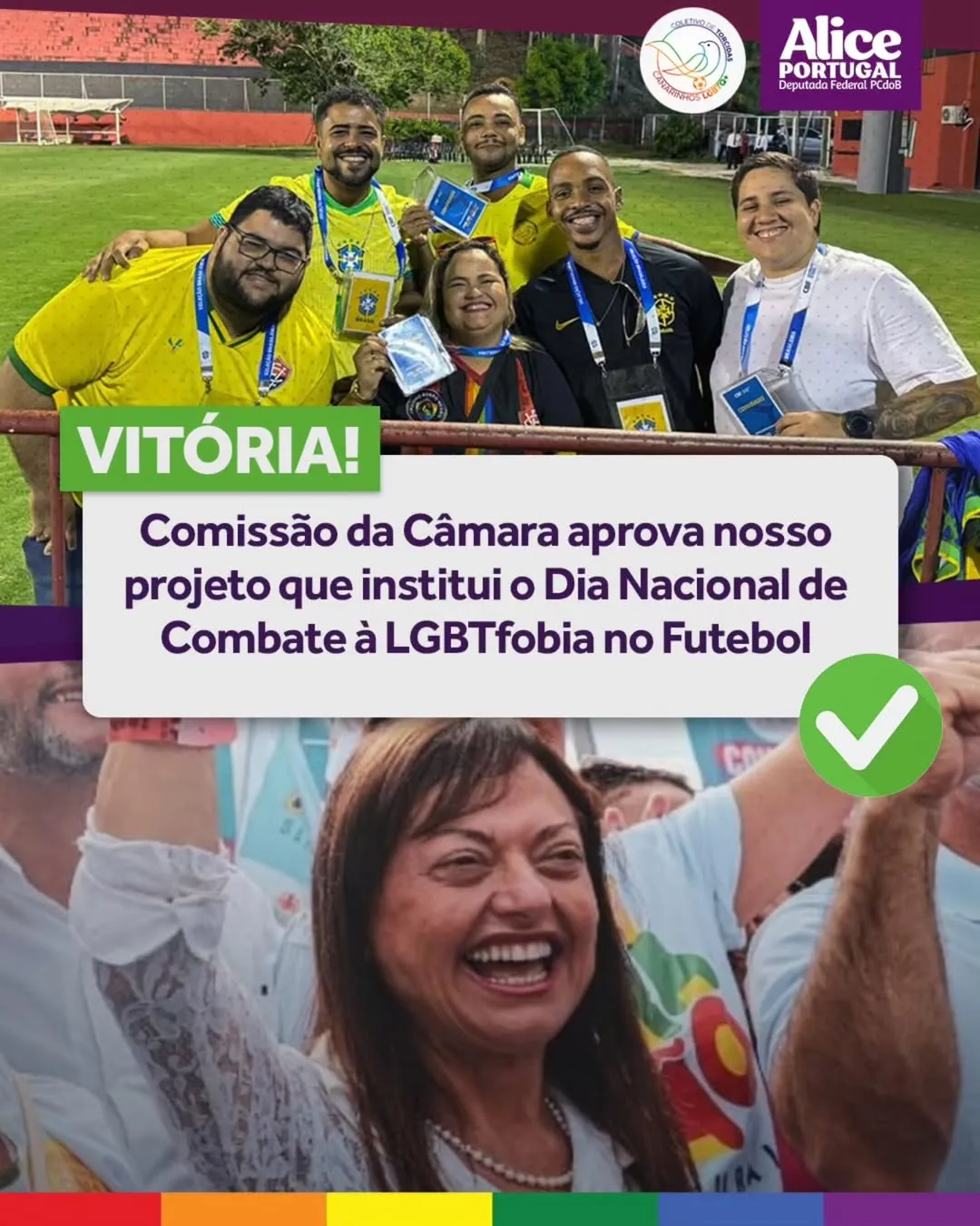 Brasil pode ter Dia Nacional de Combate à LGBTfobia no Futebol