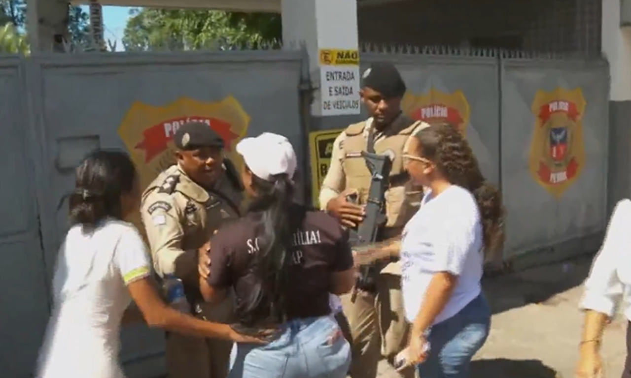 Famílias denunciam presídio de Salvador por negligência e maus tratos.Foto: TV Aratu