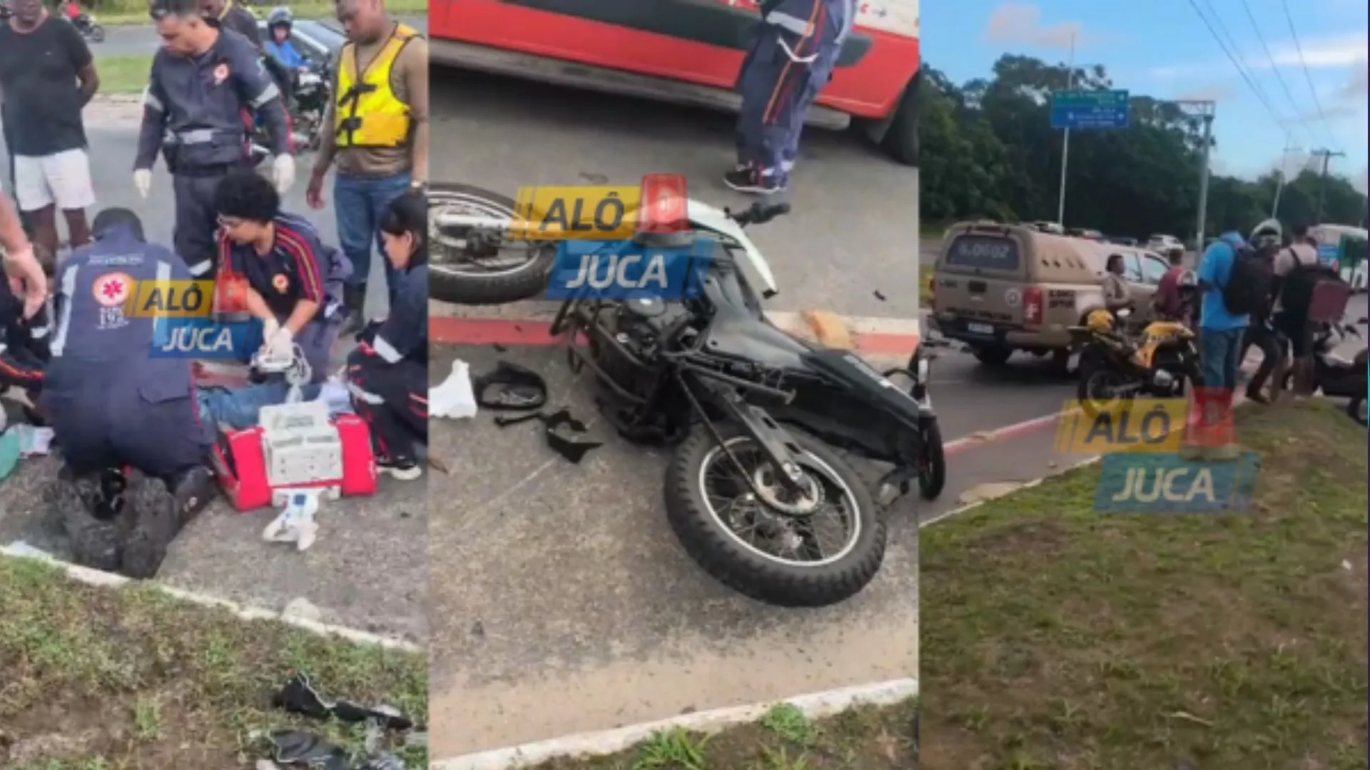 Motociclista morre após acidente grave na Avenida Paralela